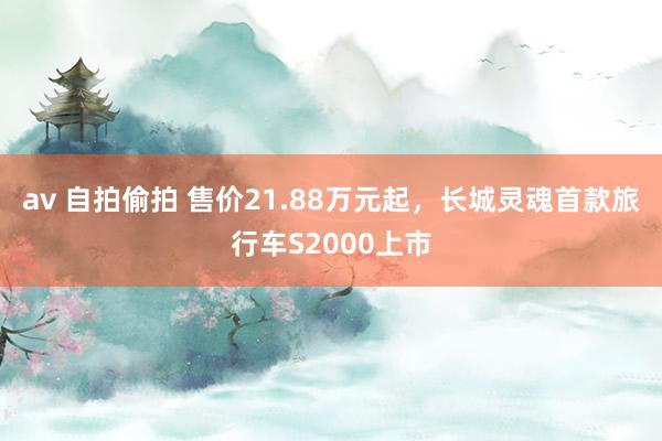 av 自拍偷拍 售价21.88万元起，长城灵魂首款旅行车S2000上市